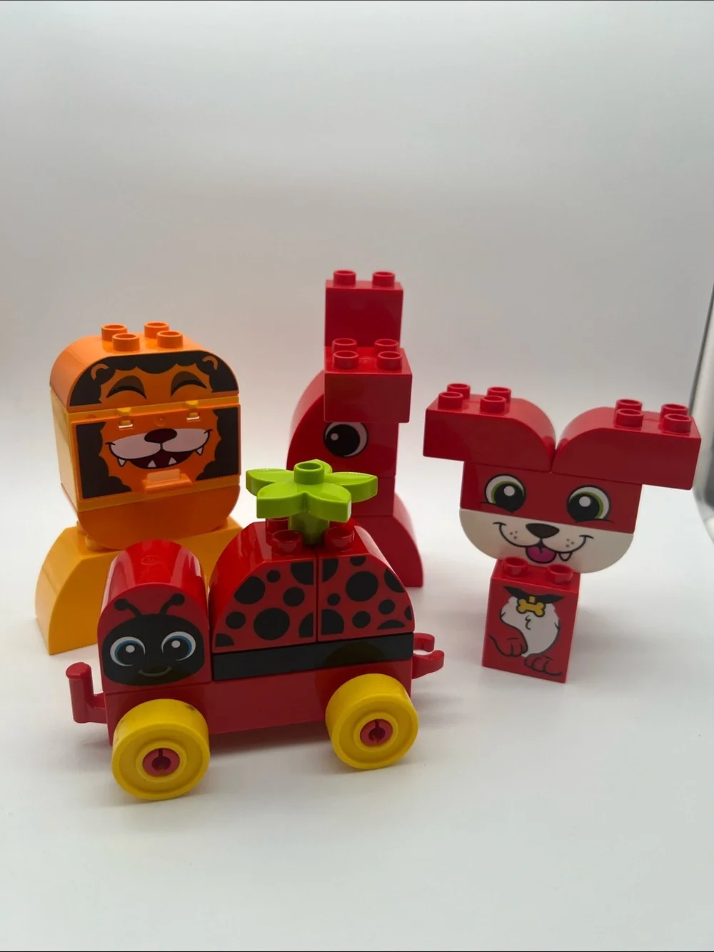 LEGO DUPLO Animals - Ladybug Tiger Dog Bunny - Toddler Toy